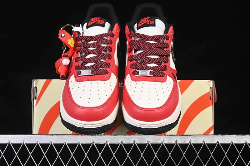 All categories Nk Air Force 1 Air Force series Nk Air Force 1 Low Air Force low top Nike Air Force 1'07 Low Year of the Horse limited edition Moiré Rima Air Force 1 low top casual sneakers MZ9588-832